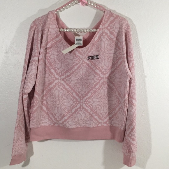 PINK LIMITED EDITION EVERYDAY LOUNGE OPEN NECK NEW - Picture 3 of 9